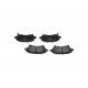 Комплект гальмівних накладок, дискове гальмо KBP-9012 KAVO PARTS