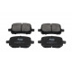 Комплект гальмівних накладок, дискове гальмо KBP-9051 KAVO PARTS