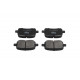 Комплект гальмівних накладок, дискове гальмо KBP-9051 KAVO PARTS