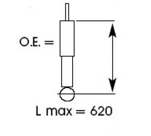 Амортизатор 343272 KYB
