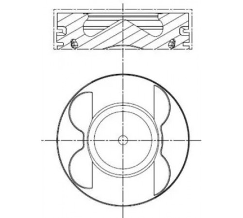 Поршень 001 PI 00106 002 MAHLE