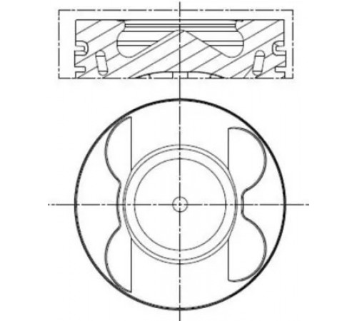 Поршень 001 PI 00190 000 MAHLE