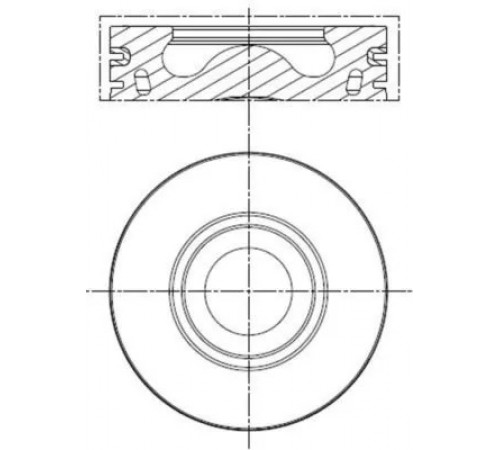 Поршень 013 PI 00136 000 MAHLE