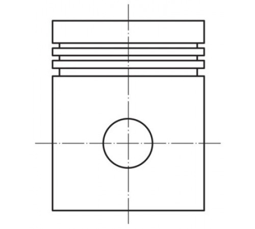 Поршень 022 27 02 MAHLE