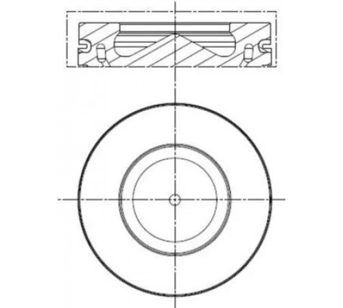 Поршень 081 PI 00113 000 MAHLE