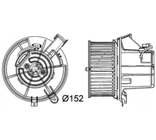 Компресор салону AB 119 000P MAHLE