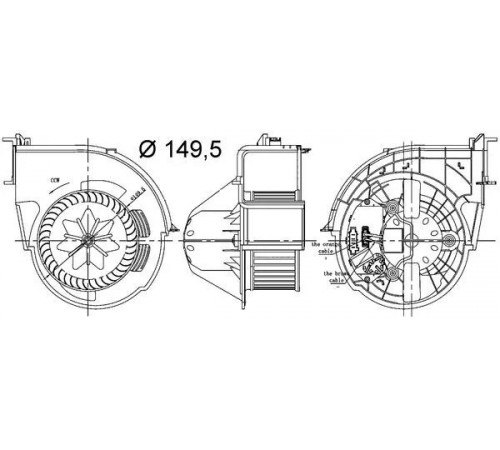 Компресор салону AB 83 000S MAHLE