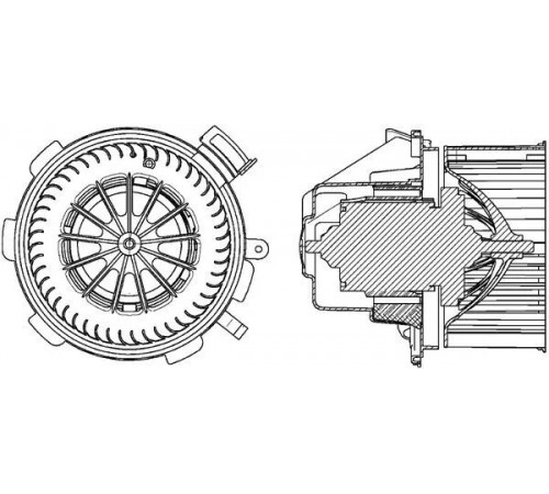 Компресор салону AB 88 000P MAHLE