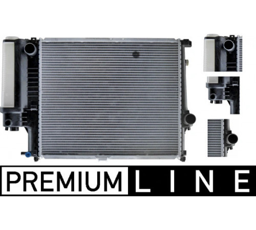 Радіатор, система охолодження двигуна CR 327 000P MAHLE