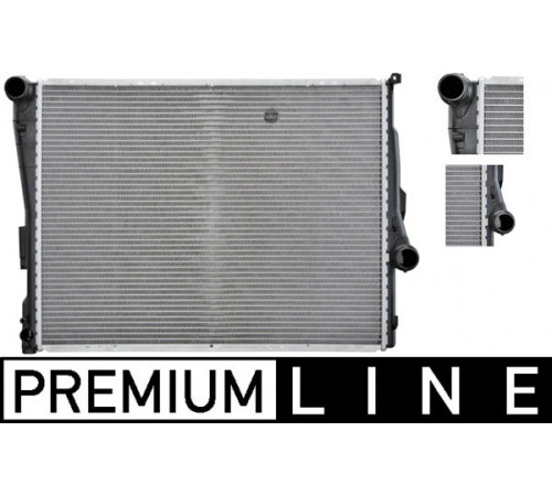Радіатор, система охолодження двигуна CR 458 000P MAHLE