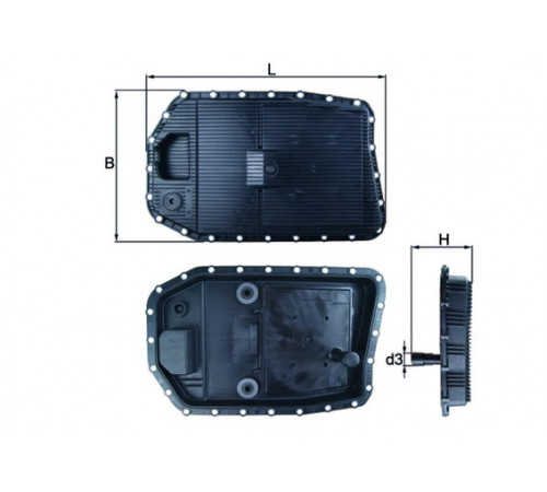 Оливний піддон, автоматична КП HX 154 MAHLE