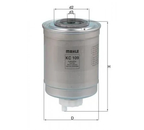 Фільтр палива KC 109 MAHLE