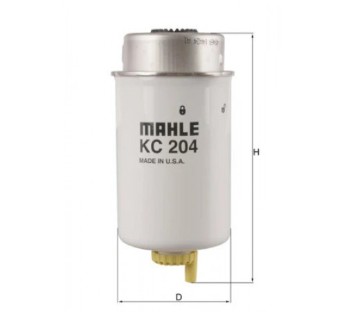 Фільтр палива KC 204 MAHLE
