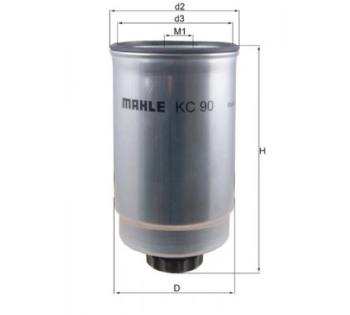 Фільтр палива KC 90 MAHLE