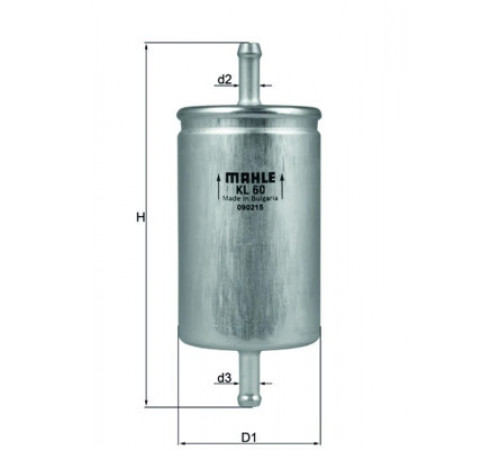 Фільтр палива KL 60 MAHLE