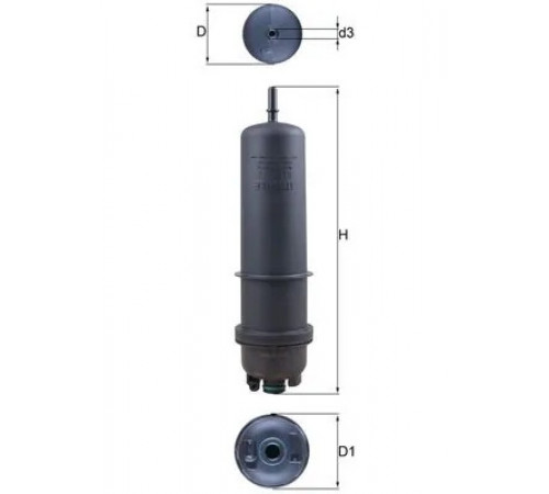 Фільтр палива KL 872/7 MAHLE