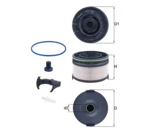 Фільтр палива KX 533KIT MAHLE