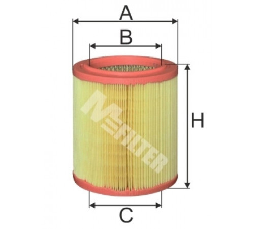Повітряний фільтр A 396 MFILTER