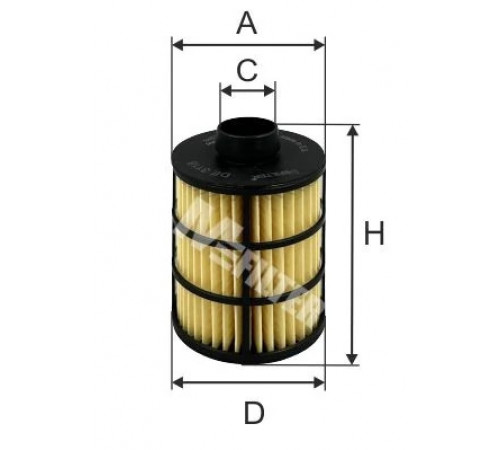 Фільтр палива DE 3118 MFILTER