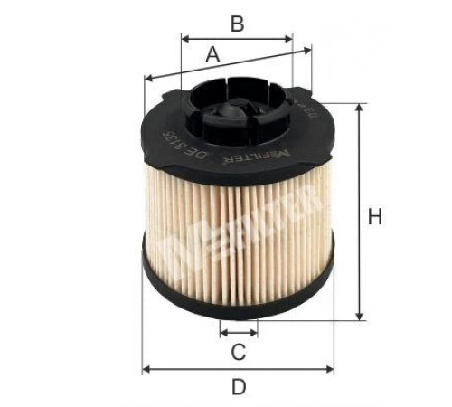 Фільтр палива DE 3135 MFILTER