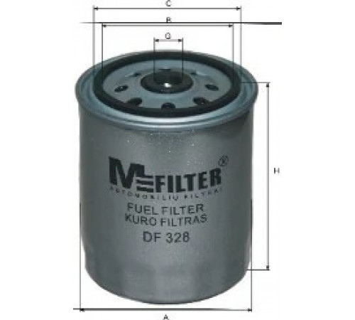 Фільтр палива DF 328 MFILTER
