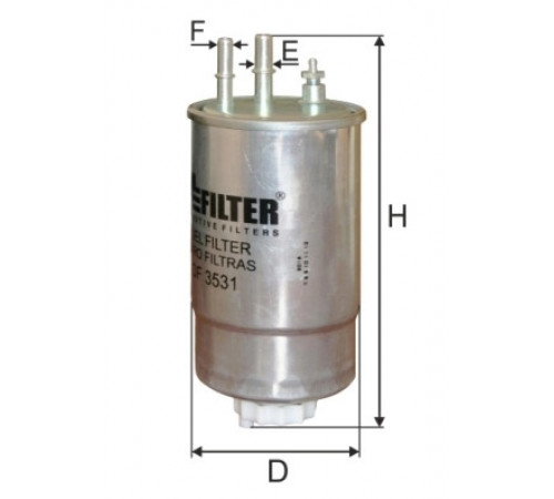 Фільтр палива DF 3531 MFILTER