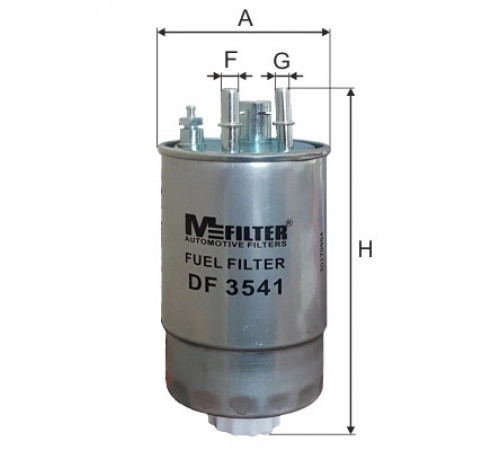Фільтр палива DF 3541 MFILTER