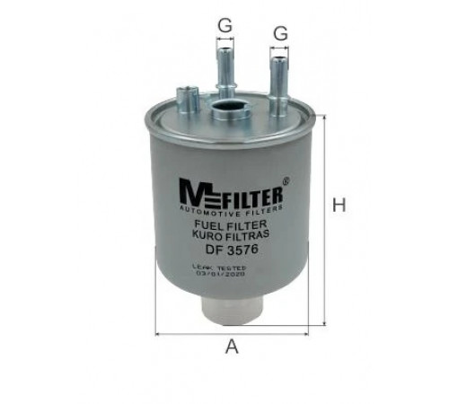 Фільтр палива DF 3576 MFILTER