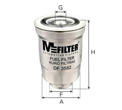 Фільтр палива DF 3582 MFILTER