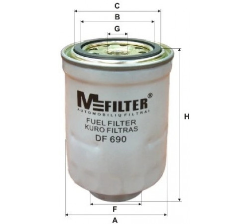 Фільтр палива DF 690 MFILTER