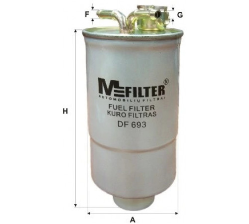 Фільтр палива DF 693 MFILTER