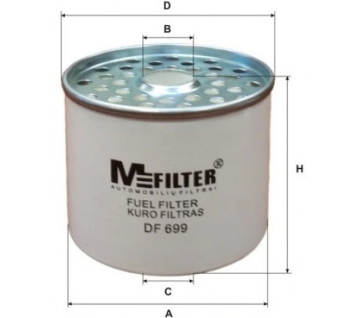 Фільтр палива DF 699 MFILTER