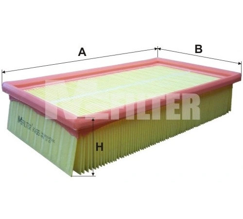 Повітряний фільтр K 455 MFILTER
