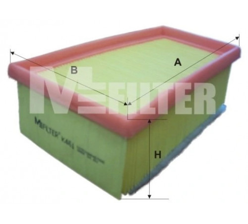 Повітряний фільтр K 461 MFILTER