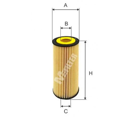 Оливний фільтр TE 4008 MFILTER