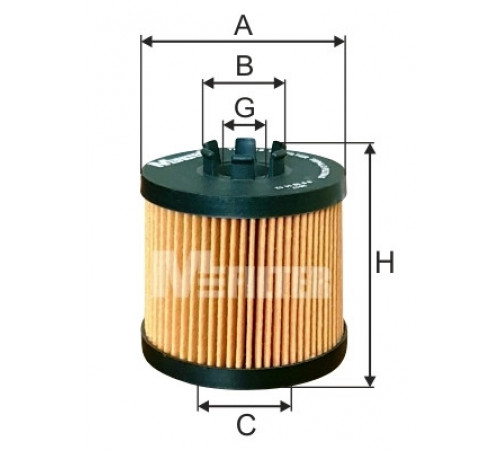 Оливний фільтр TE 4016 MFILTER