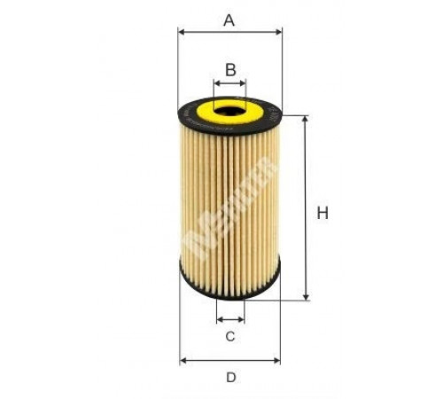 Оливний фільтр TE 4057 MFILTER