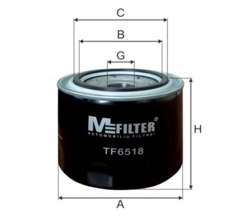Оливний фільтр TF 6518 MFILTER