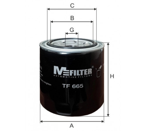 Оливний фільтр TF 665 MFILTER