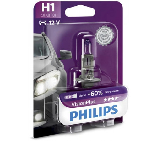 Лампа розжарювання, фара дальнього світла 12258VPB1 PHILIPS