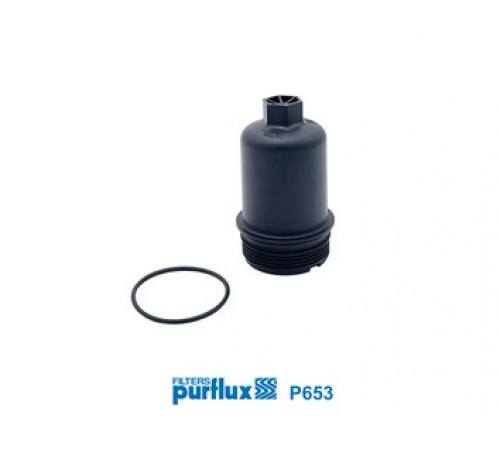 Кришка, корпус оливного фільтра P653 PURFLUX