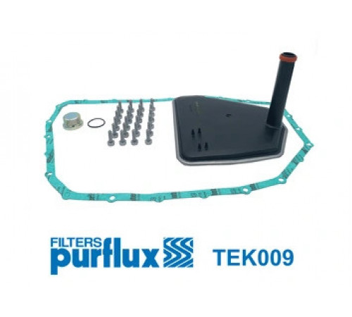 Комплект гідравлічних фільтрів, автоматична коробка передач TEK009 PURFLUX