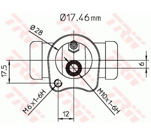 Гальмівний циліндр BWC115 TRW