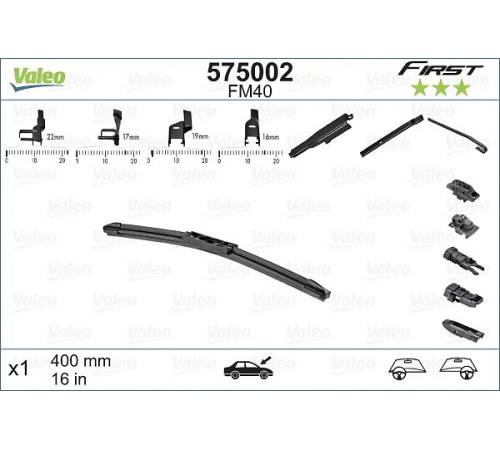 Щітка двірника 575002 VALEO