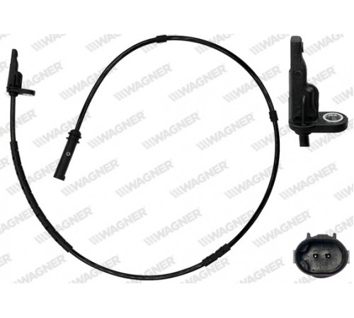 Датчик, кількість обертів колеса ABS00122 WAGNER