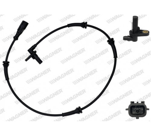 Датчик, кількість обертів колеса ABS00257 WAGNER