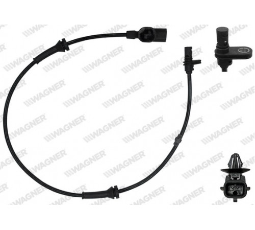 Датчик, кількість обертів колеса ABS00283 WAGNER