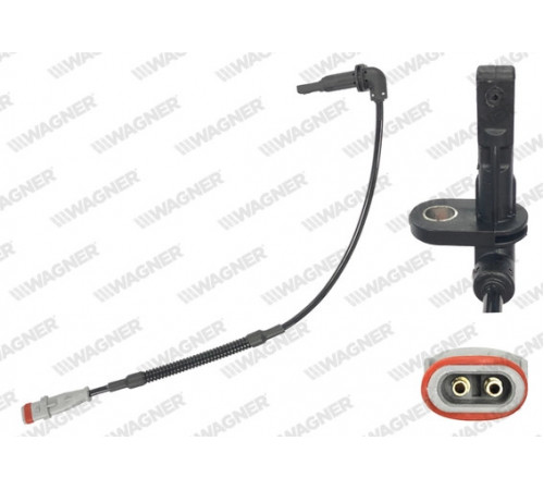 Датчик, кількість обертів колеса ABS00464 WAGNER