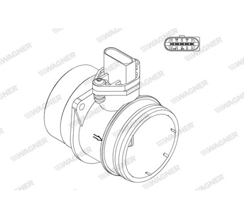 Витратомір повітря AFS00089 WAGNER