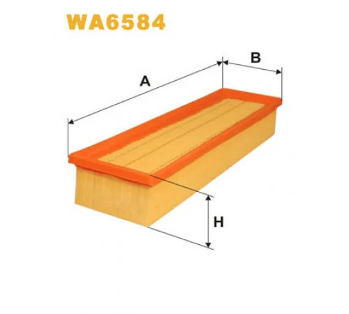 Повітряний фільтр WA6584 WIX FILTERS
